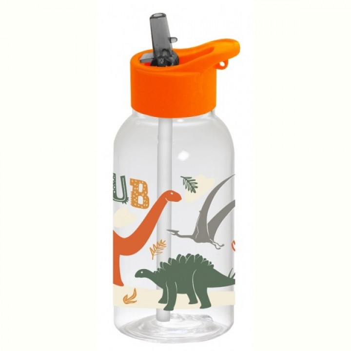 Пляшка для води Herevin Straw-Dino Club 0.46 л (161807-066)