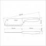 Ніж сокирка Tramontina Plenus light grey, 127 мм
