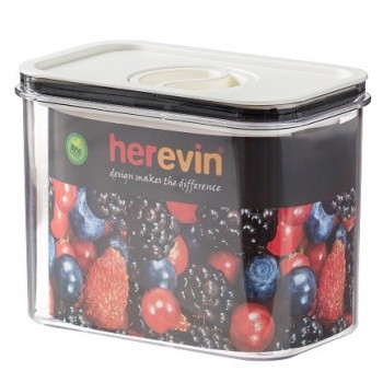 Контейнер Herevin Canister-Vacuum Lid-White 1.2 л (161179-004)