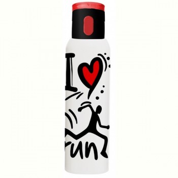Бутылка для воды Herevin Hanger-I Love Run 0.5 л (161417-010)