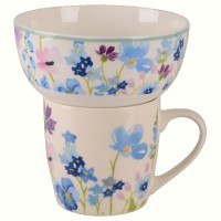 Набір для сніданку Limited Edition Flowers Blue, 2 предмети