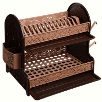 Cушка для посуды Violet House 0414 Ажур Cream  38х28х41.5 см 