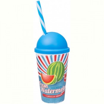 Склянка з трубочкою Herevin Fresh Watermelon 0.65 л (161947-029)