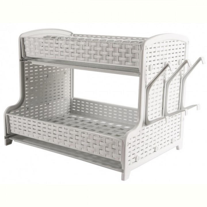 Cушка для посуду Violet House 0731 Ротанг WHITE