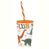 Стакан с трубочкой Herevin Dino Club 0.34 л (161914-066P)