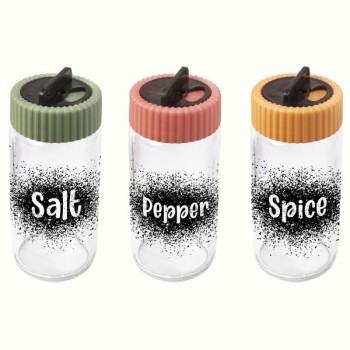 Спецівниця Herevin 2024 Colours Salt & Pepper MIX 0.24 л (131077-150)