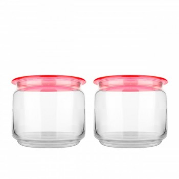 Набір банок Luminarc Plano Pink, 2х0.5 л