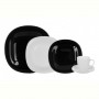 Сервиз столовый LUMINARC CARINE BLACK&WHITE, 30 предметов