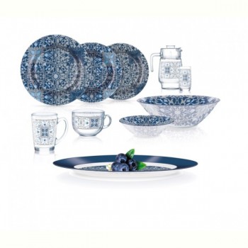 Сервіз столовий Luminarc AMB Alondra Blue, 46 предметів