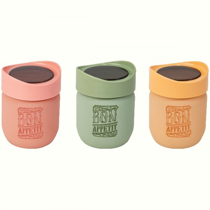 Банка Herevin 2024 Colours Plastic Lid 0.425 л  (149357-150)