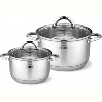 Набор посуды BRAVO CHEF (1.9л+3.6л)