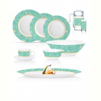 Сервіз Luminarc Essence Hilma Turquoise, 46 предметів