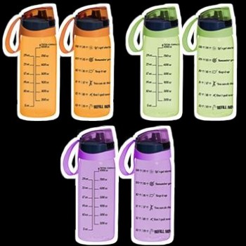 Пляшка для води Herevin Water Level Purple 1 л (161646-113)