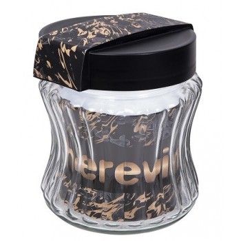 Банка Herevin Yellow Black Marble 0.95 л (190903-002)