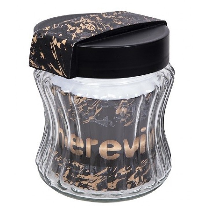 Банка Herevin Yellow Black Marble 0.95 л (190903-002)