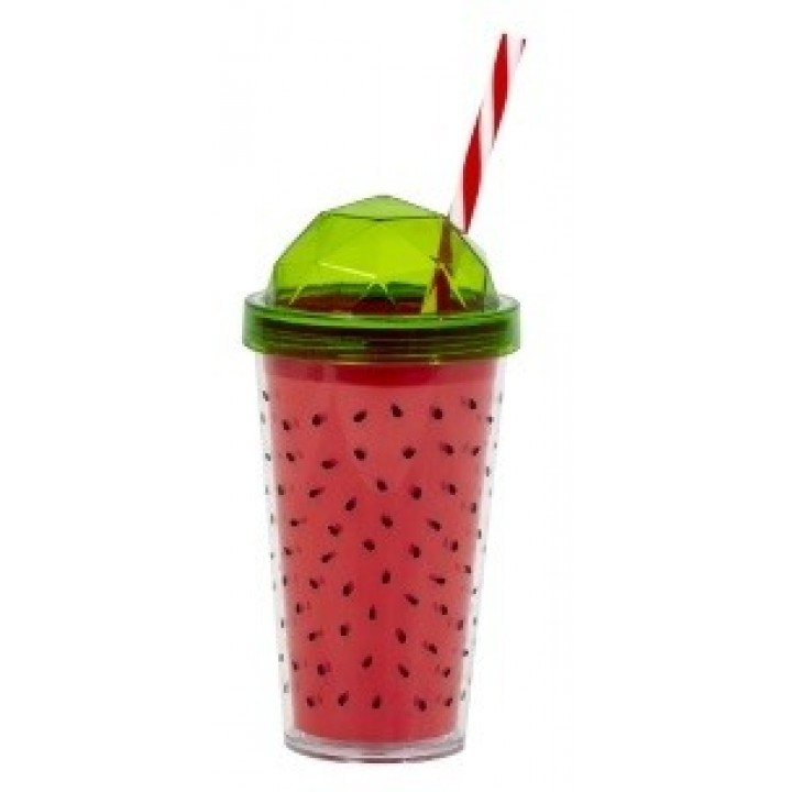 Склянка з трубочкою Herevin Watermelon 0.54 л (161349-010)