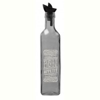 Бутылка для масла Herevin Transparent Grey White Bon Appetit 0.5 л (151431-146)