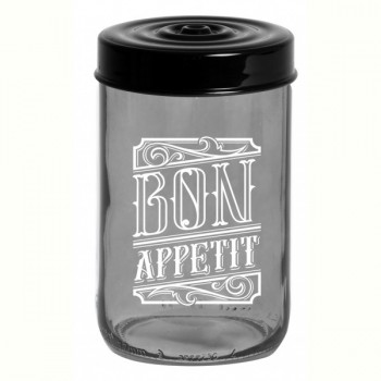 Банка Herevin Transparent Grey 0.66 л