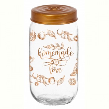 Банка Herevin Decorated Jam Jar-Homemade With Love 1 л