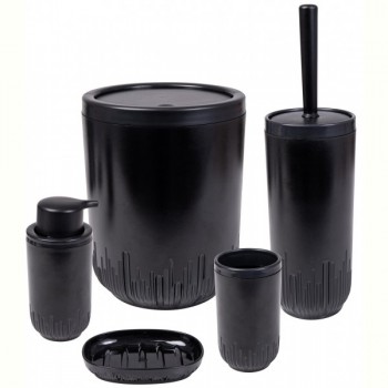 Набор для ванной Herevin Set-Black 5 шт.