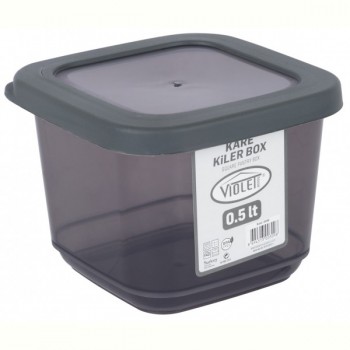 Контейнер для сипучих Violet House 0309 Transparent Black 0.5 л