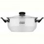Кастрюля Bravo Chef 22 см (3.5 л) с бакелитовыми ручками