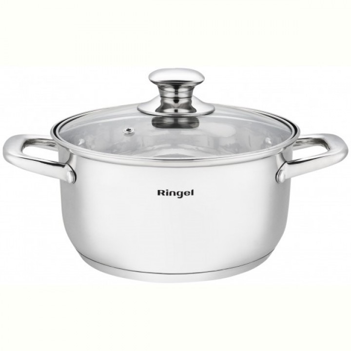 Кастрюля Ringel Grey line (4.2 л) 22 см 