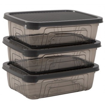 Набір контейнерів Herevin Style Grey 0.6 л (162331-012)