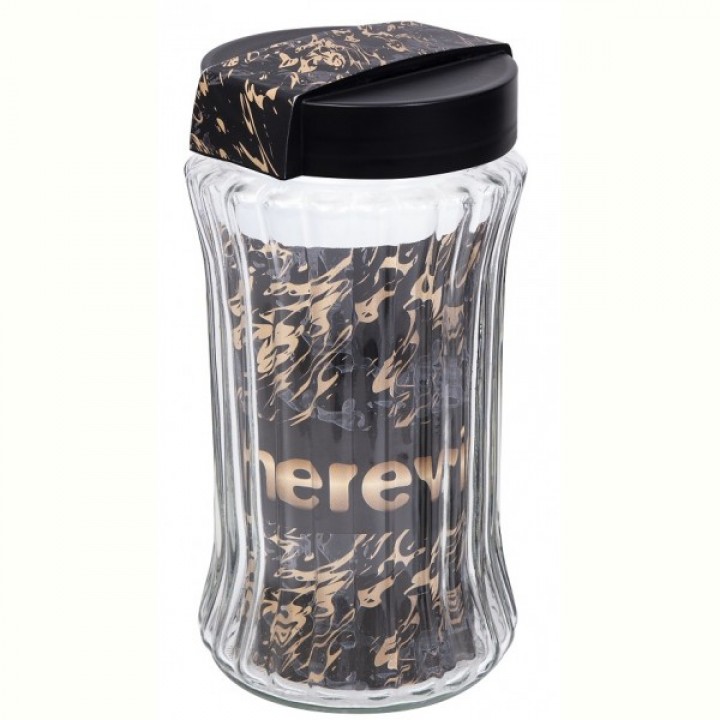 Банка Herevin Yellow Black Marble 1.55 л (190907-002)