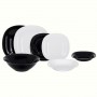 Сервіз столовий Luminarc Carine White&Black, 18 предметів