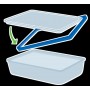 Форма з кришкою Pyrex Pure Glass, 19x14x5 см (0.8 л)