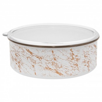 Контейнер із кришкою Infinity Marbel White, 1.6 л