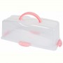 Контейнер Violet House 0037 PINK прямокутний  для кексів з кришкою