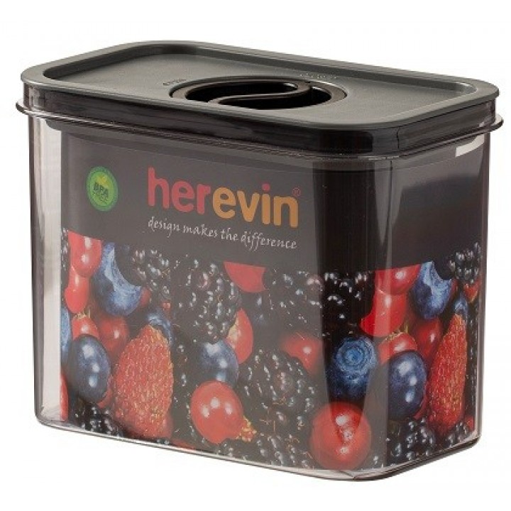 Контейнер Herevin Canister-Vacuum Lid-Black 1.2 л (161179-012)
