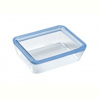 Форма с крышкой Pyrex Pure Glass, 19x14x5 см