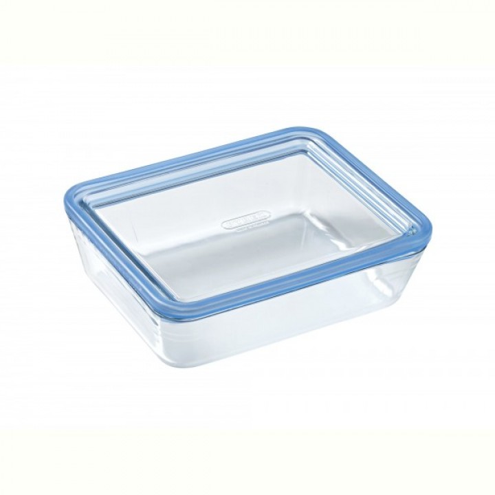 Форма с крышкой Pyrex Pure Glass, 19x14x5 см