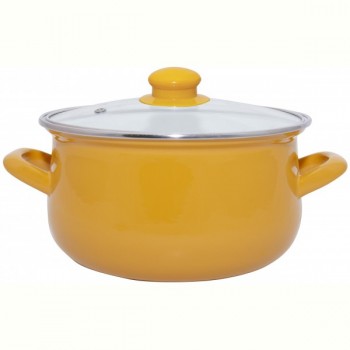 Кастрюля Infinity SCE-P351 Yellow (1.4 л) 14 см