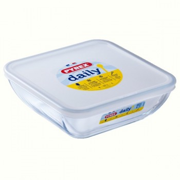 Форма з кришкою Pyrex Daily, 20х20 см