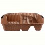 Сушка для посуду Violet House 0757 Роттанг CREAM 9х48х37.5 см 