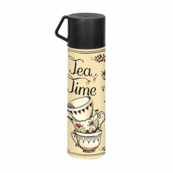 Термос Herevin Cap Brown Tea Time
