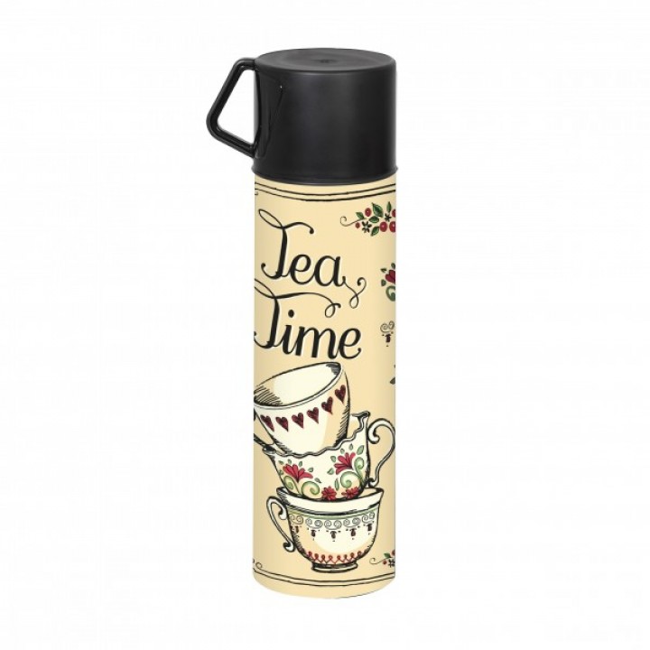 Термос Herevin Cap Brown Tea Time