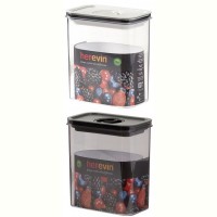 Контейнер HEREVIN Canister-Vacuum Lid-White-Black 1.8 л (161184-000)