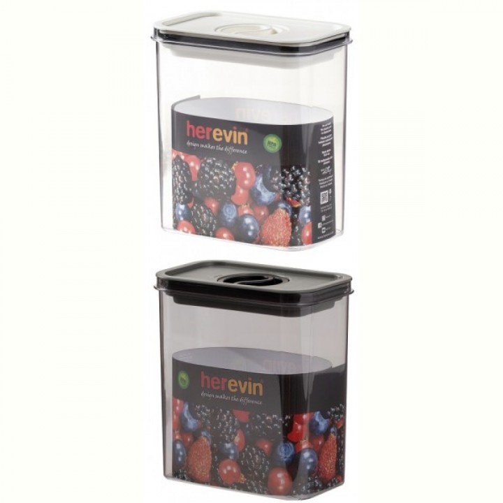 Контейнер HEREVIN Canister-Vacuum Lid-White-Black 1.8 л (161184-000)